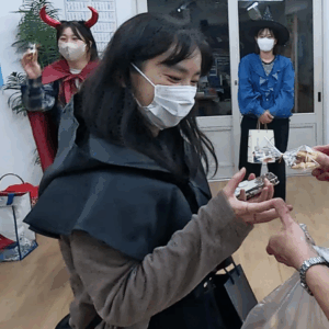 Trick or Treat Trick or Treat. Give me something good to eat.